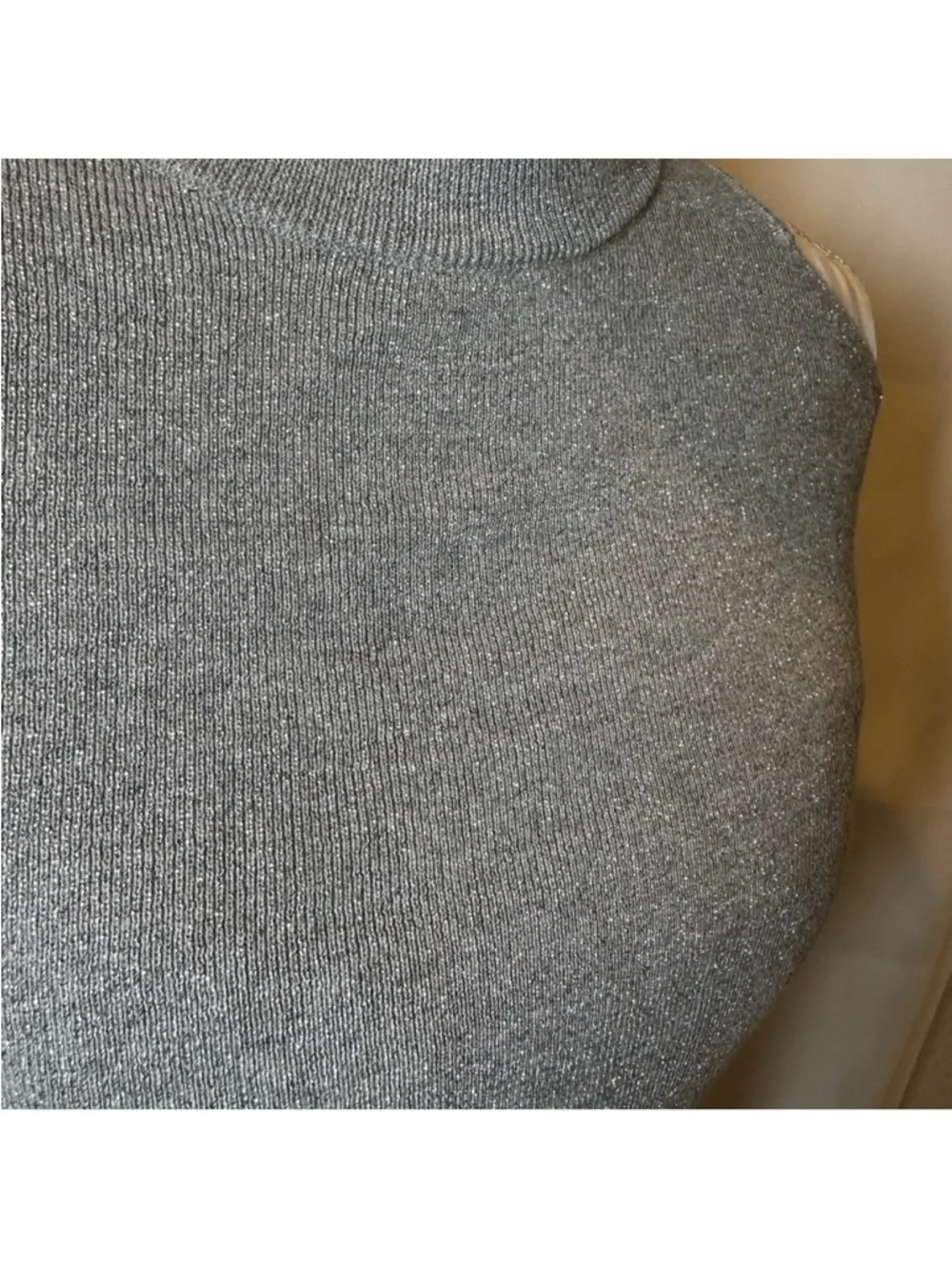 Michaels kors Cold-Shoulder Lightweight Knit Sweater in Light Gray